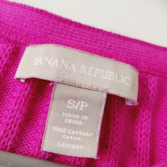 Banana Republic Y2K Tennis Prep Clueless Mean Girls Quiet Luxury Sweater S - Picture 5 of 8